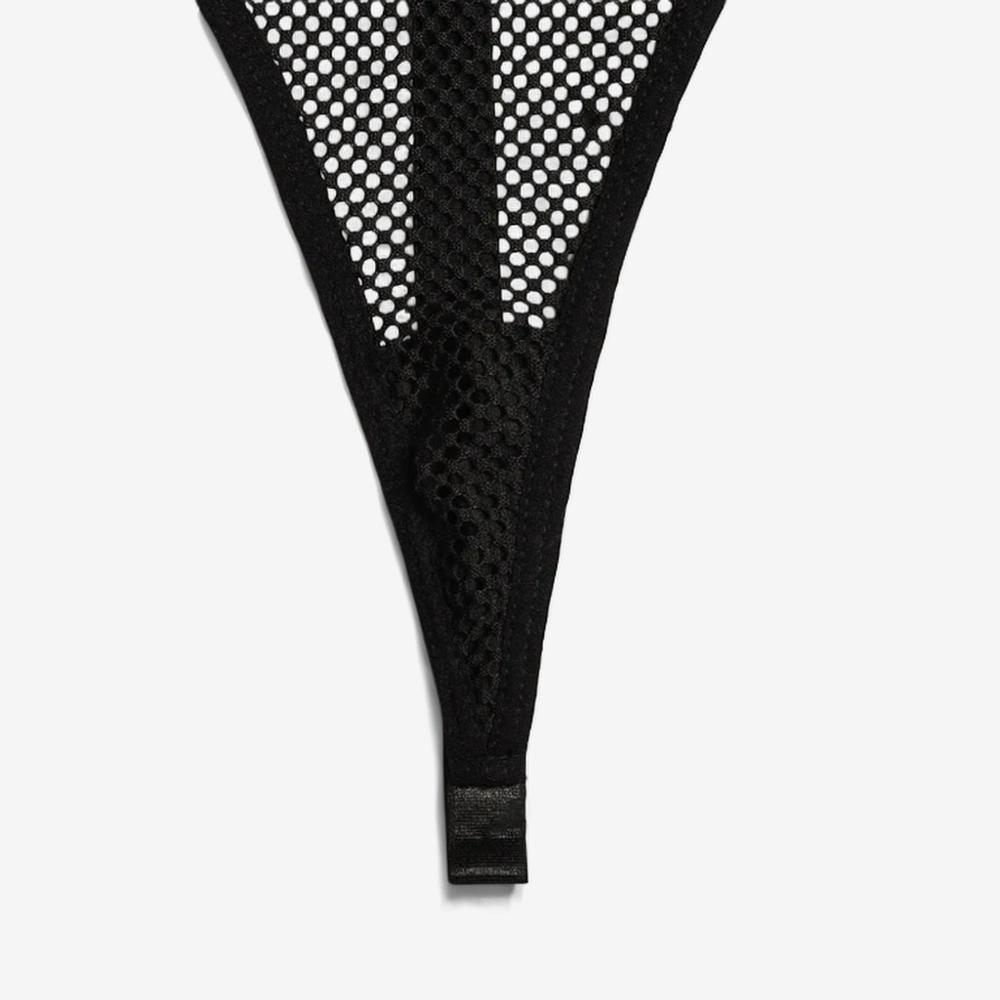 Novara Mesh Harness Garter Set-Black-L-Basques-StylinArts