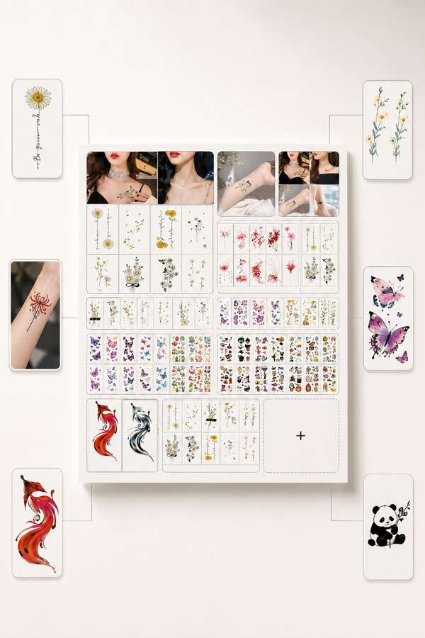 Chic Geometric Skin Decals Tattoo Decal