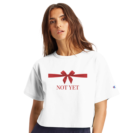 Not Yet Limited Edition Tee-White-XS-Cropped Tee-StylinArts