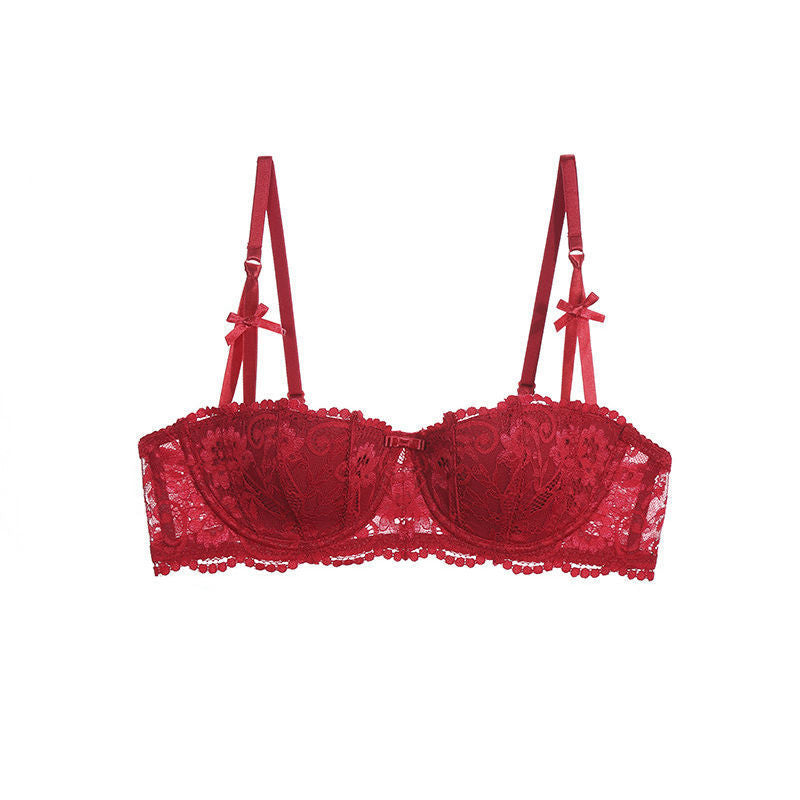 Rosabella Lace Bra-Red-32.70A-Bra-StylinArts