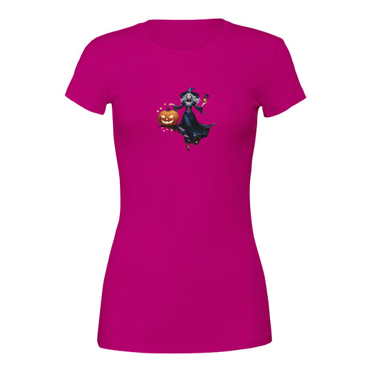 Premium Womens Crewneck T-shirt | Bella + Canvas 6004 Berry-Print Material-StylinArts