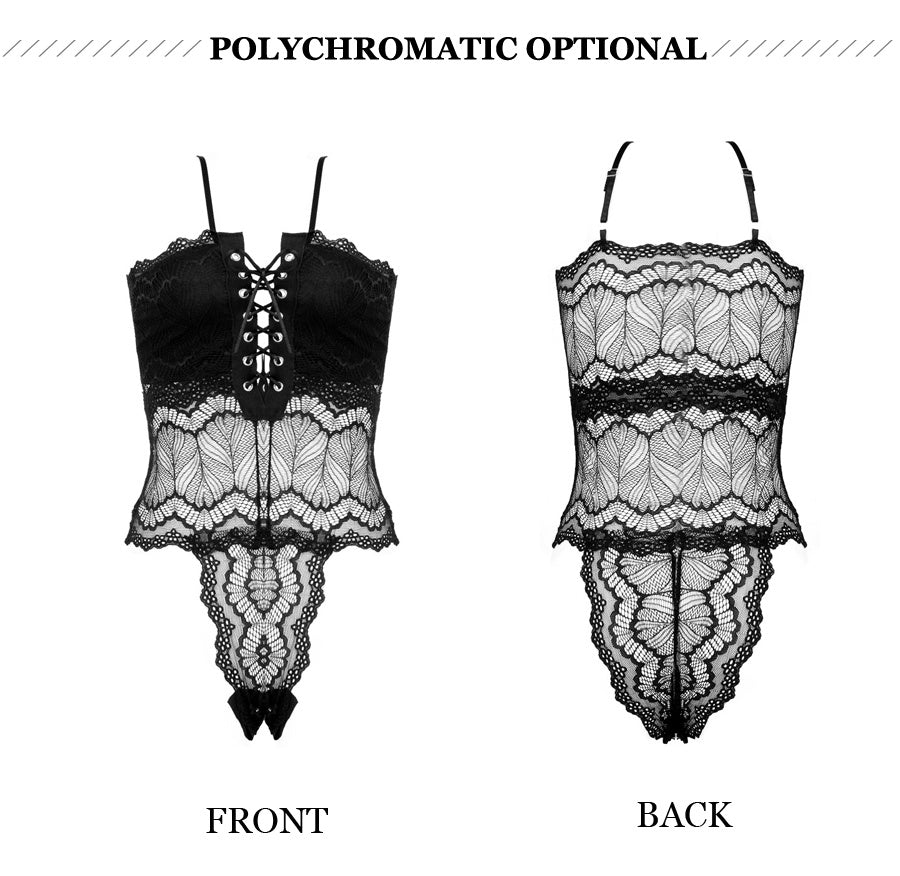 Marcelline Lace Bodysuit-Black-3XL-Bodies & Teddies-StylinArts