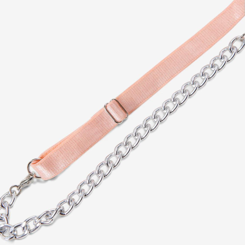 Mariposa Veil Embroidered Bodysuit-Pink-L-Basques-StylinArts