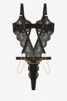 Noirelia Lace Harness Bodysuit