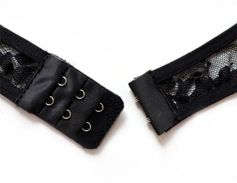 Averine Lace Tulle Intimate Set-Black-L-Basques-StylinArts