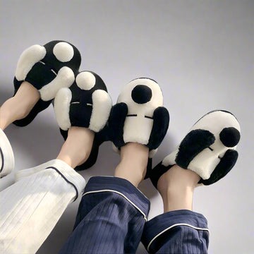 Dreamy Paws Luxe Plush Slippers-Luxury Indoor Slippers-StylinArts