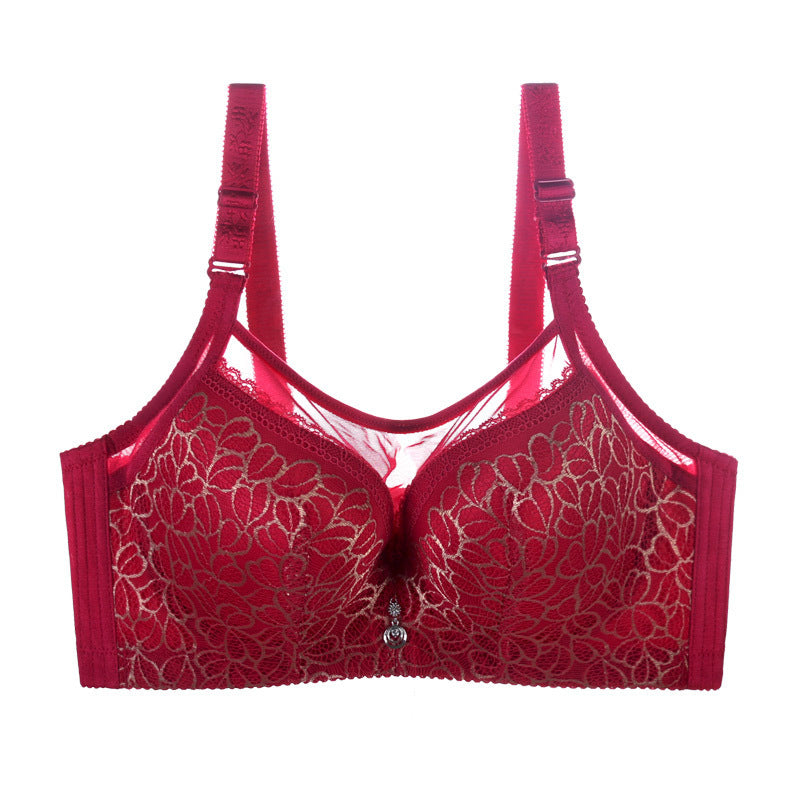 Azzurra Lace Bra-Burgundy-36 80C-Bra-StylinArts