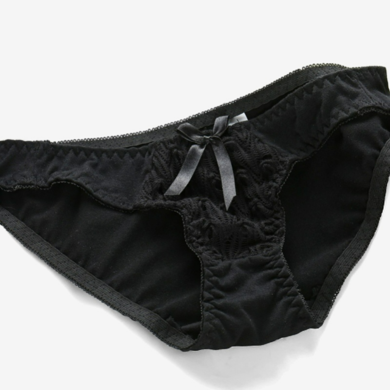 Aurora Embroidered Lingerie Set-Black-70B-Bras and Briefs-StylinArts