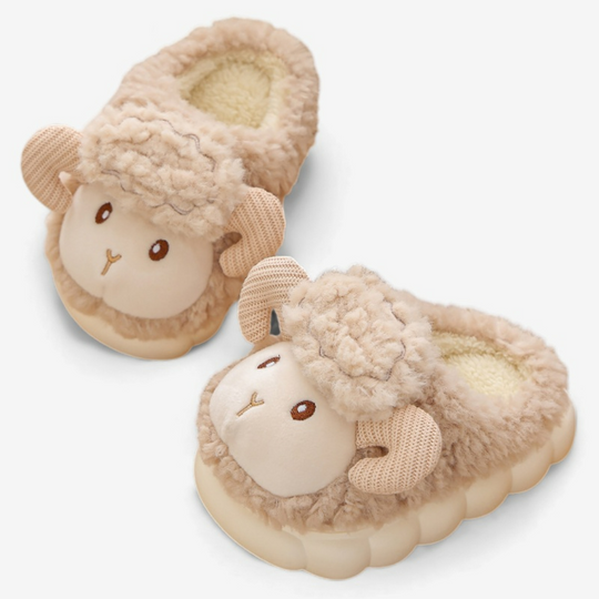 Lamb Luxe - Plush Cloud Slippers-Luxury Indoor Slippers-StylinArts