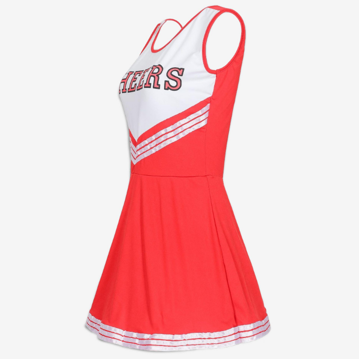 Sexy Cheerleader Role-Play Costume – “Cheers” Dress with Pom-Poms-Intimate Roleplay Outfits-StylinArts