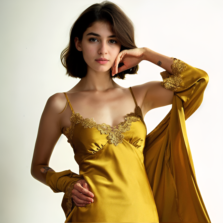 Luxury Satin Robe - Allure & Elegance Awaits | StylinArts