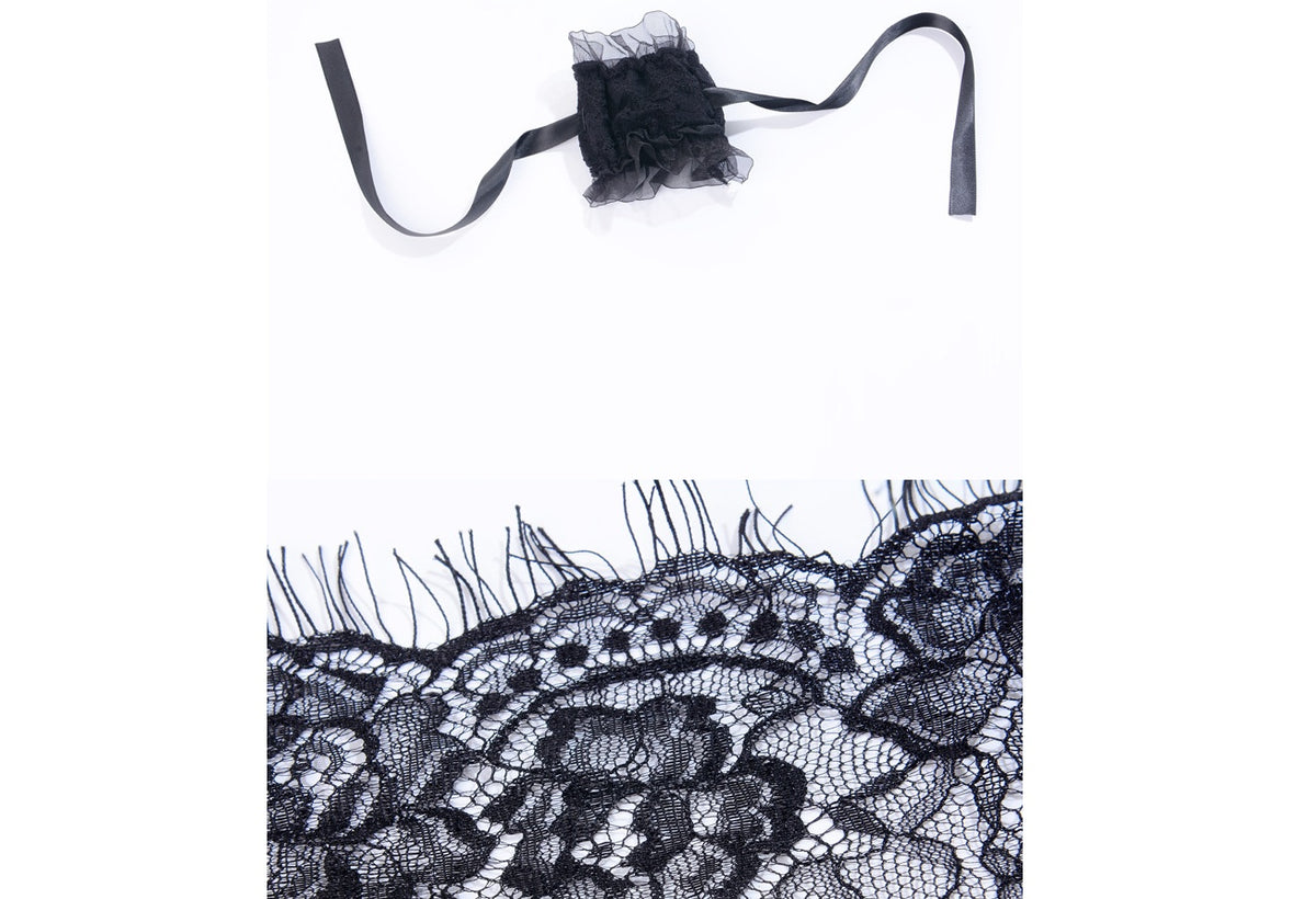 Mystic Lace Seduction Ensemble-Suspender Belts-StylinArts