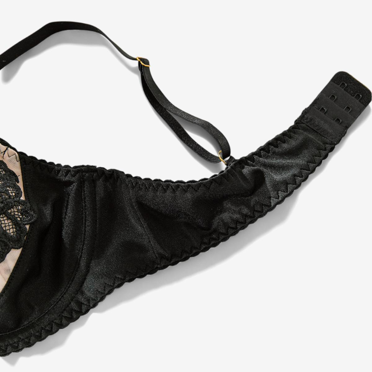 Lunara Satin Lace Lingerie Set-Skin Color-L-Basques-StylinArts