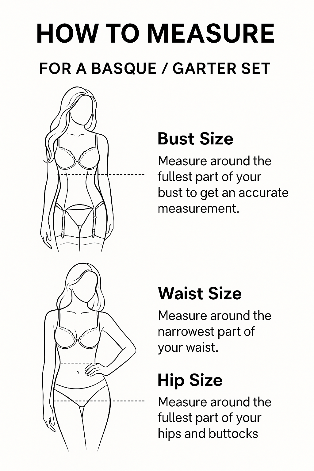 Scarlett Bond Contour Harness Set-Black-L-Basques-StylinArts