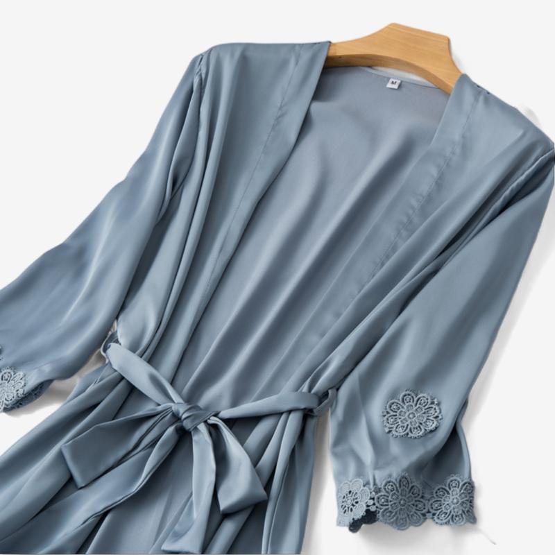 Luxury Satin Robe - Allure & Elegance Awaits | StylinArts-Robes-StylinArts