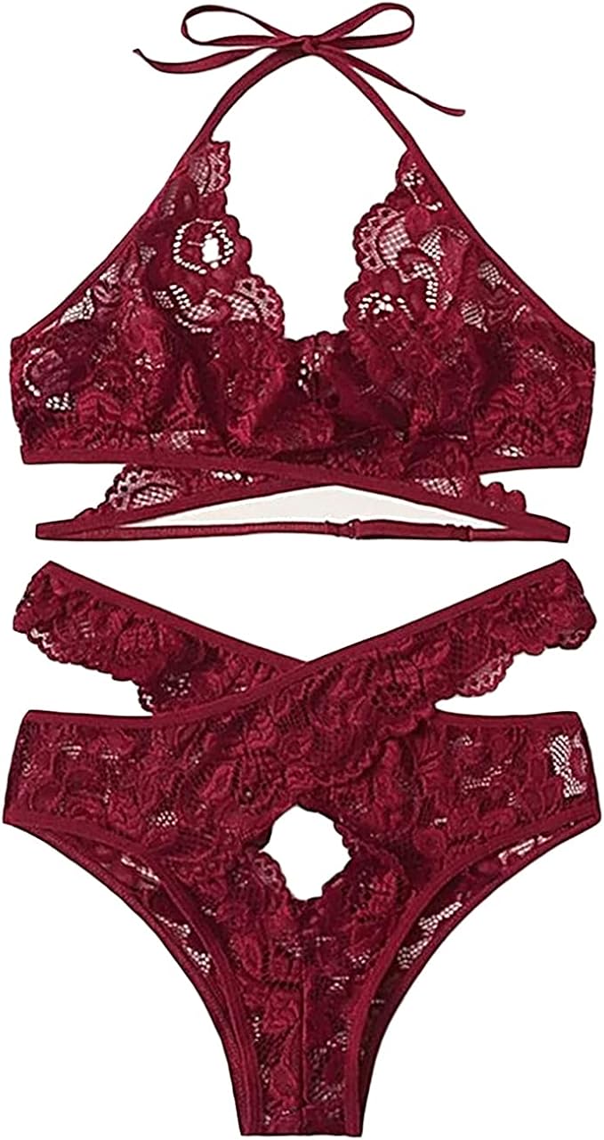 Floral Eclipse Wrap Set-Black-2XL-Bras and Briefs-StylinArts