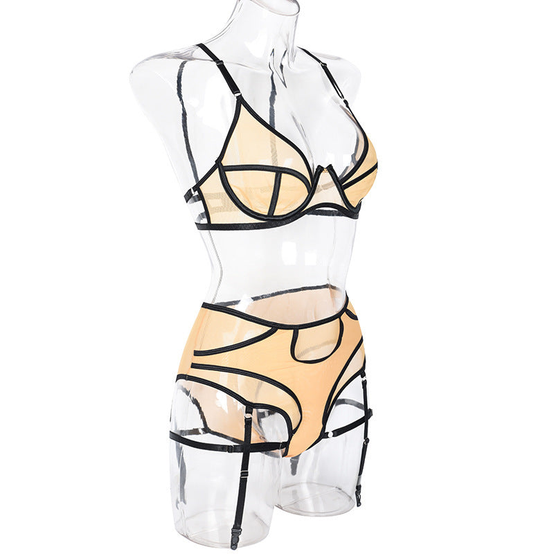 Scarlet Frame Sheer Lingerie Set