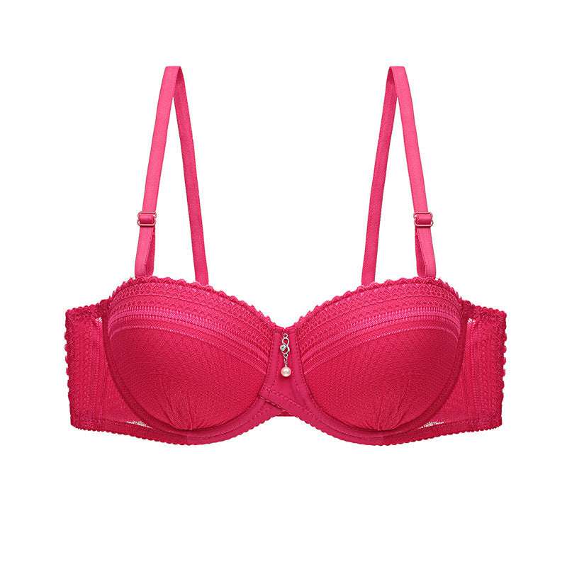 Perla Lace Bra-Ruby Red-34B-Bra-StylinArts