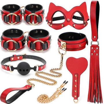 Decadent Desire Bondage Set-Suspender Belts-StylinArts