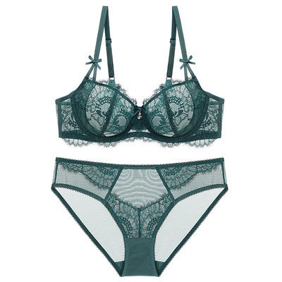 Serenata Lace Set-Black-70A-Bra-StylinArts
