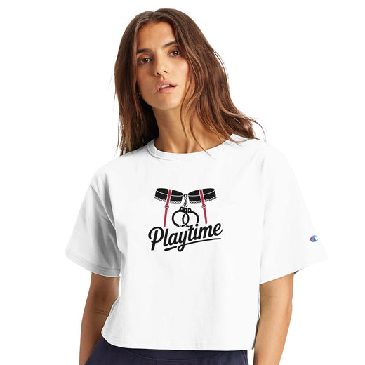 Playtime Limited Edition Teaser Tee-XS-Cropped Tee-StylinArts