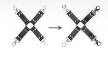 Cross Restraint Hand & Foot Cuffs – Adjustable Metal Statement Accessory