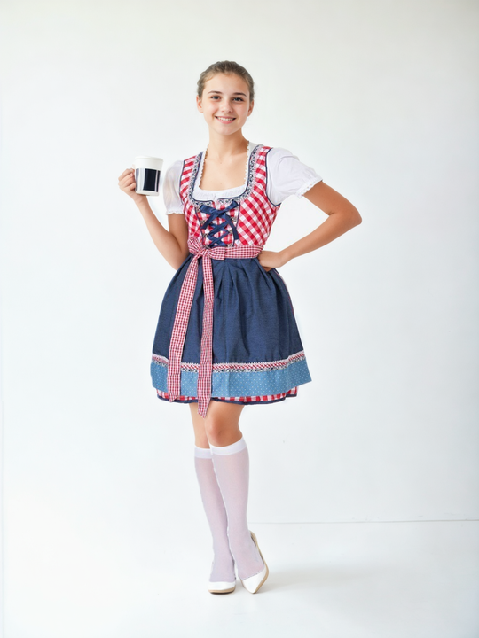Charming Bavarian Dirndl Costume - Traditional Oktoberfest Outfit-Intimate Roleplay Outfits-StylinArts
