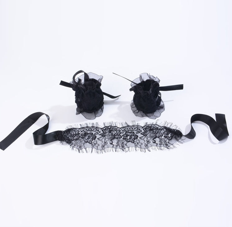 Mystic Lace Seduction Ensemble-Suspender Belts-StylinArts