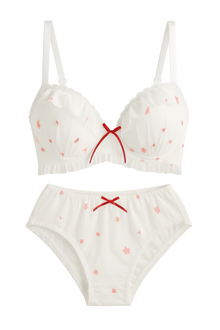 Amélie Blossom Mesh Bra Set