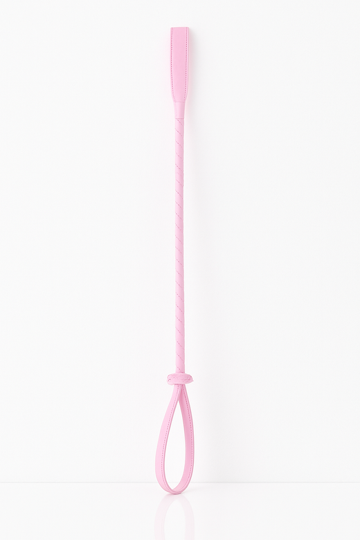 Faux Leather Spanking Stick – 60cm Impact Teaser in Black or Pink-Tease & Please Tools-StylinArts