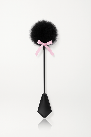 Feather Tickler & Spanking Paddle – Dual-Sided Soft Kink Wand (29cm)-Tease & Please Tools-StylinArts