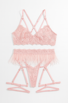 Fiorivelle Featherlace Garter Set