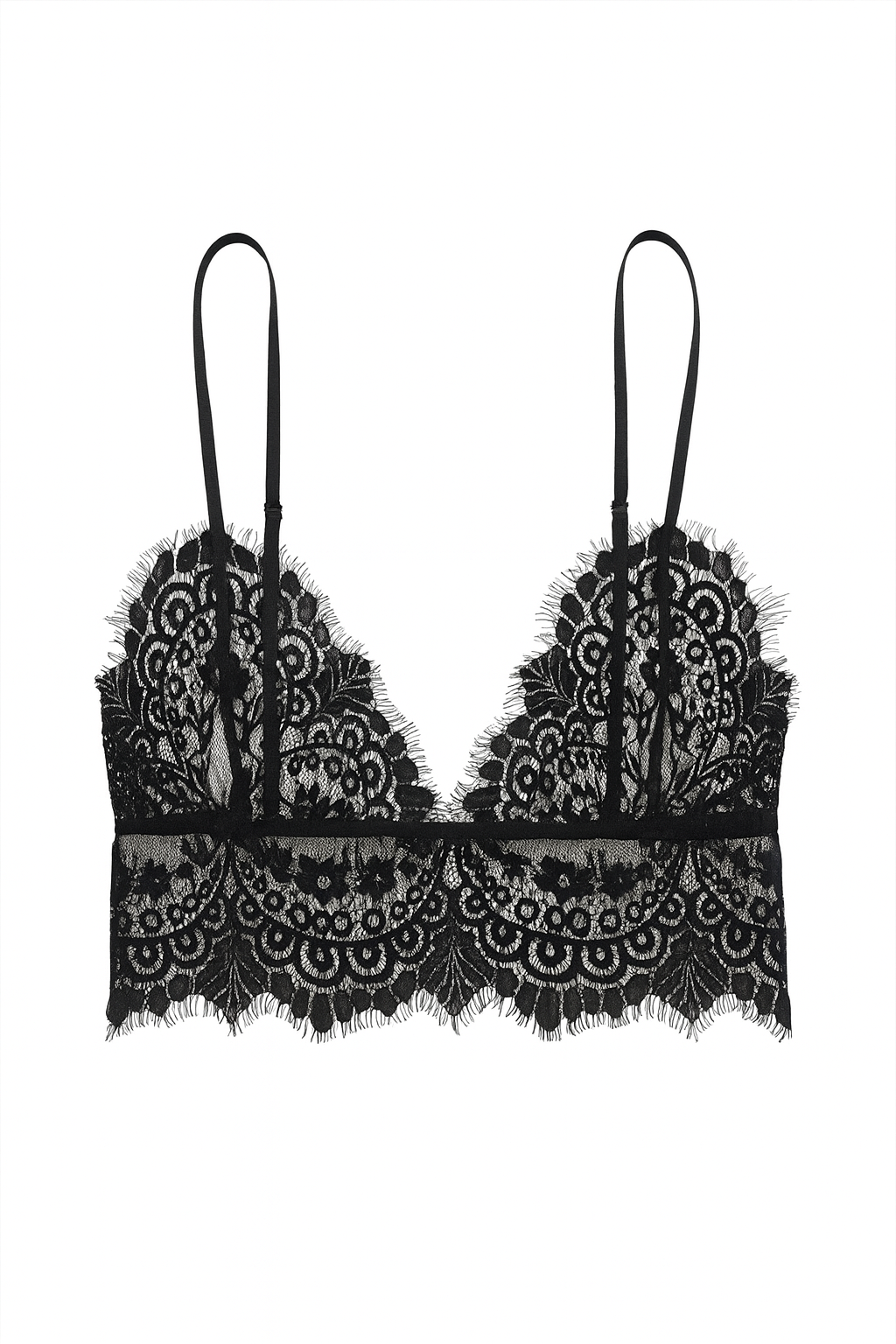 Seravine Lace Longline Set-Black-3XL-Bras and Briefs-StylinArts