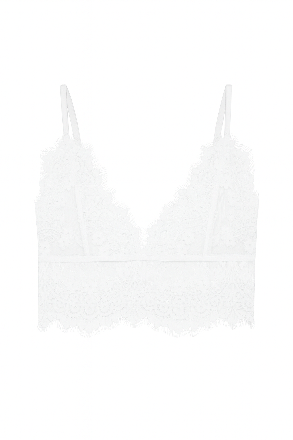 Seravine Lace Longline Set-White-3XL-Bras and Briefs-StylinArts
