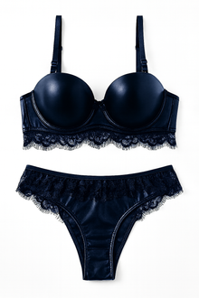 Valeria Satin Lace Set