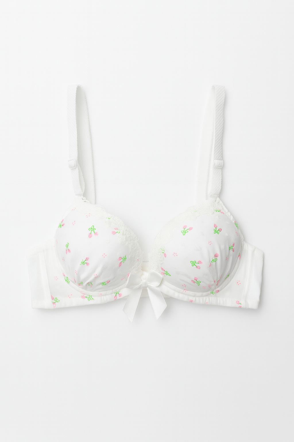 Fiorella Cotton Bra-White-70A-Bra-StylinArts