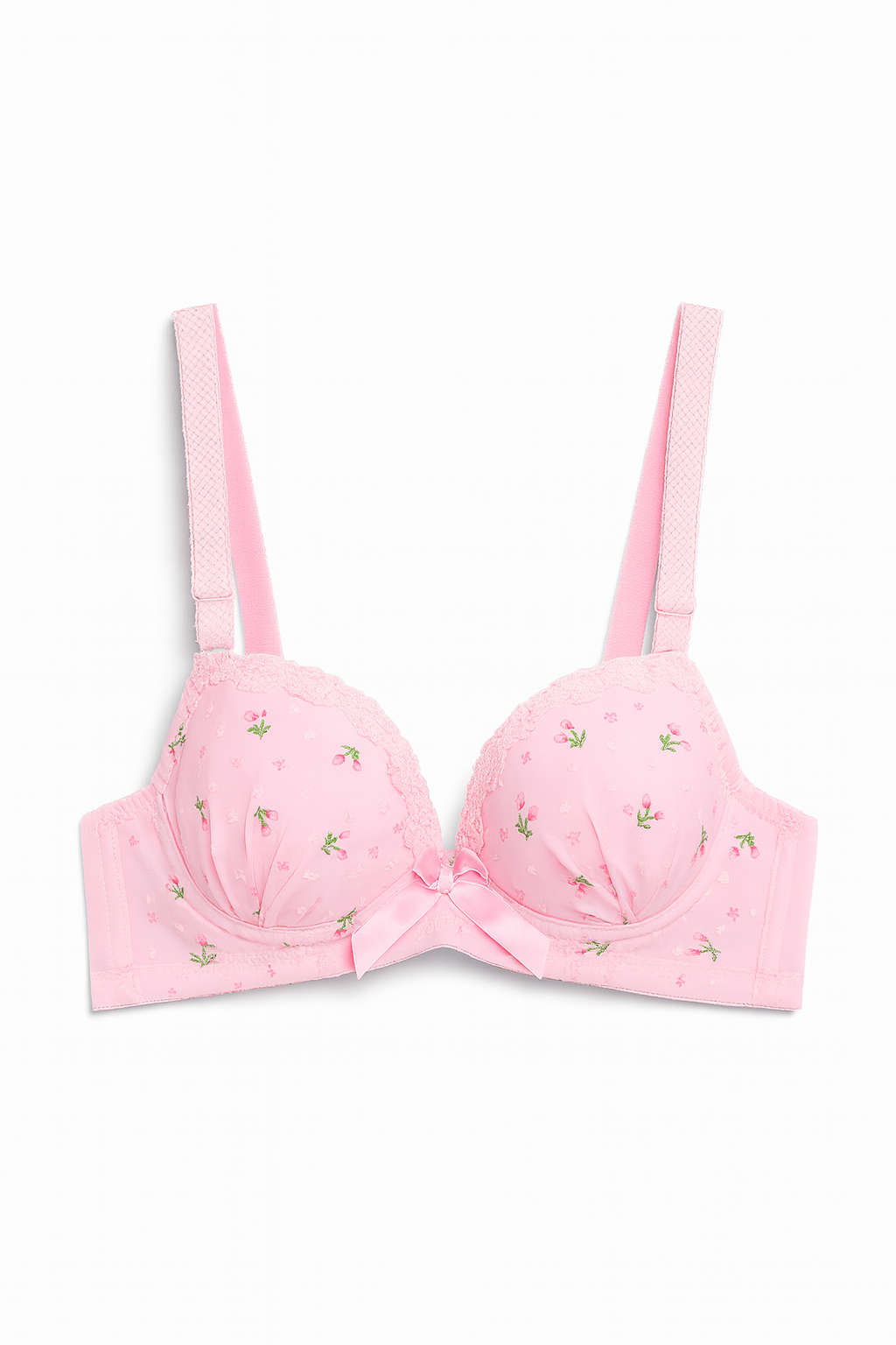 Fiorella Cotton Bra-Blush Pink-70A-Bra-StylinArts