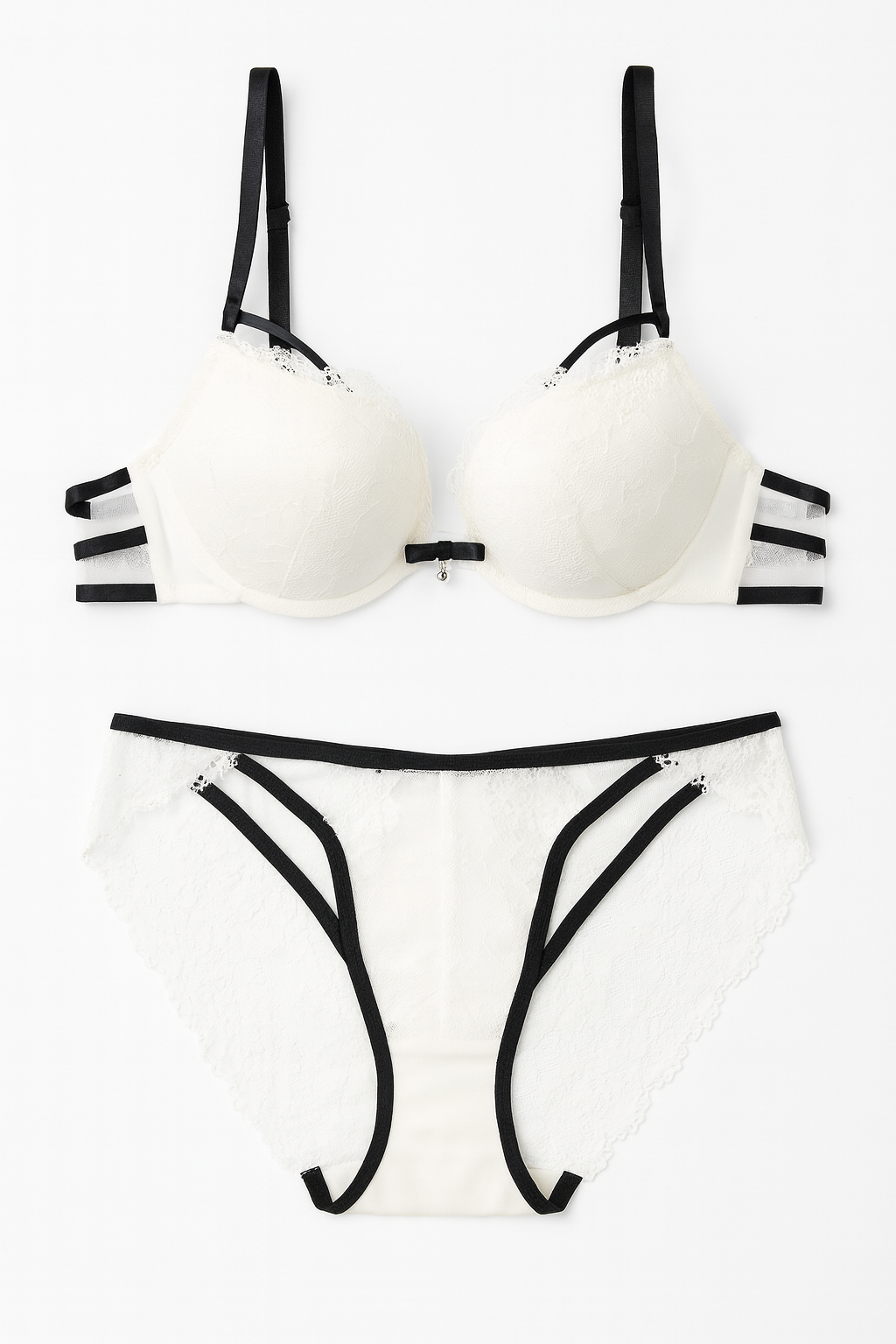 Bianca Lace Set-White-70B-Bra-StylinArts