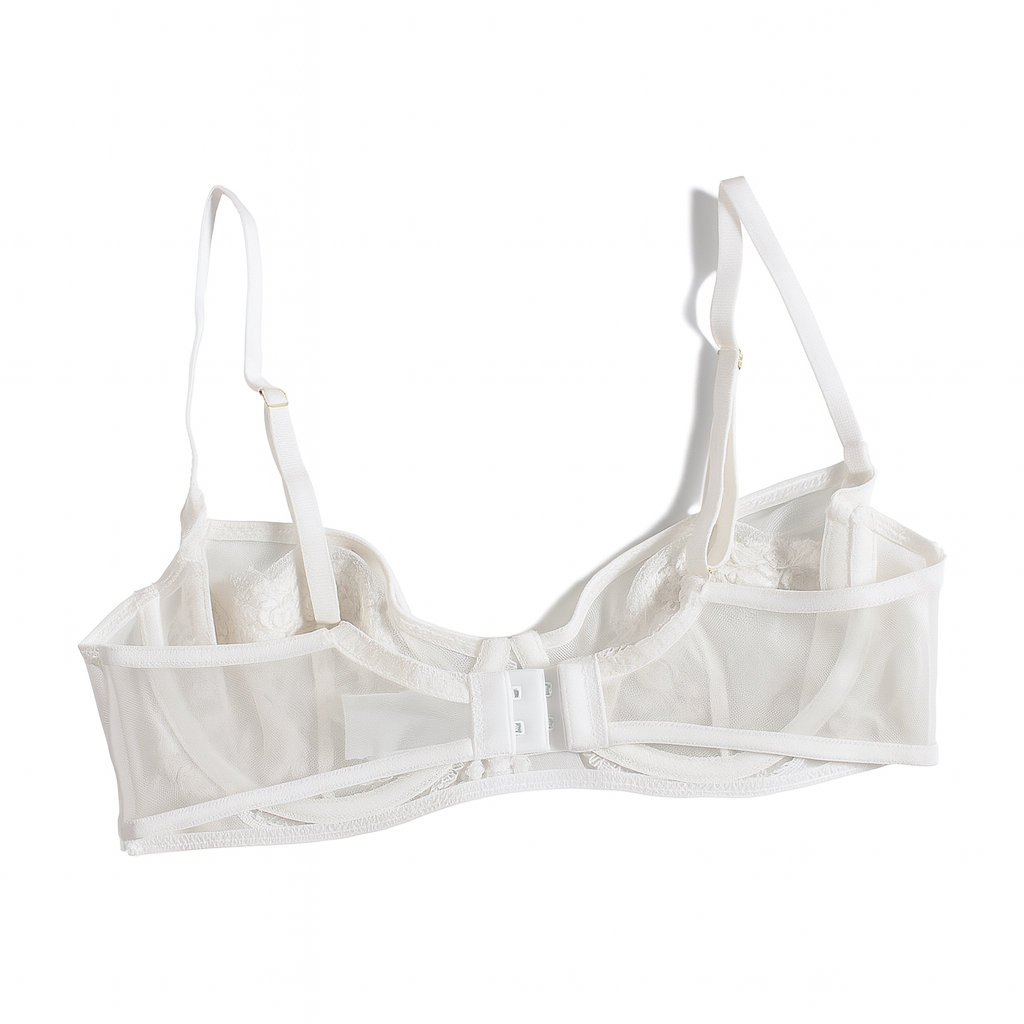 Aveline Embroidered Lace Lingerie Set-White-L-Basques-StylinArts