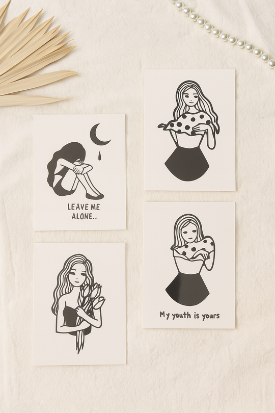 Simulation Dark Wind Pattern Tattoo Decals-Ink Art Styles-StylinArts