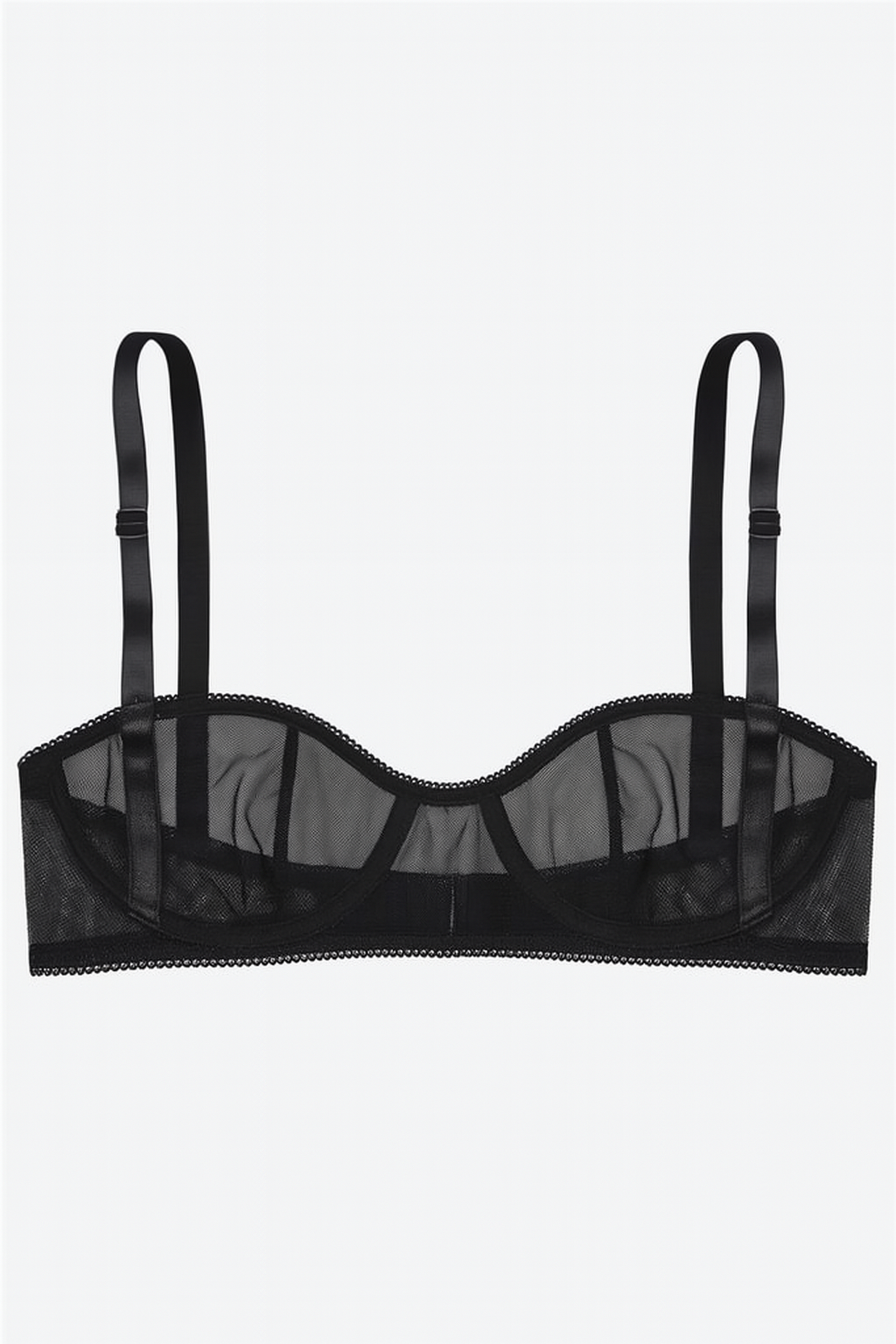 Noirine Mesh Longline Set-Black-L-Bras and Briefs-StylinArts