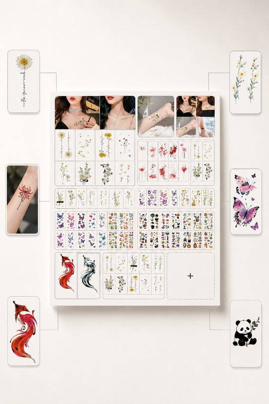 Chic Geometric Skin Decals Tattoo Decal