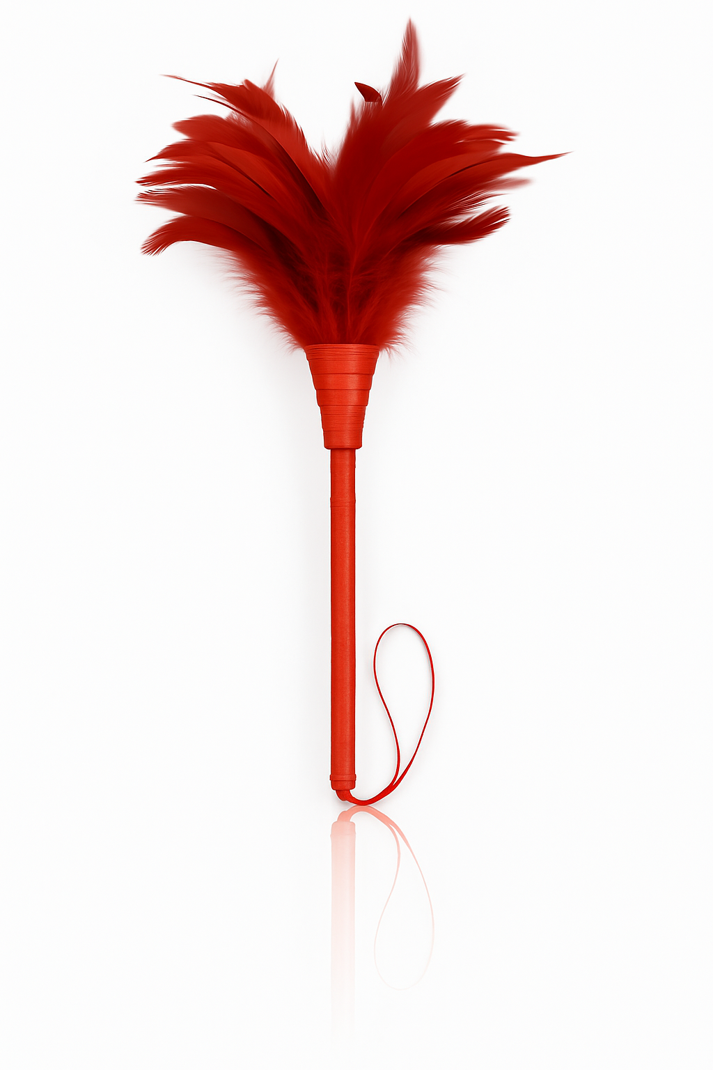 35cm Feather Teasing Wand – Red, Black & Red-Black Seduction Tool
