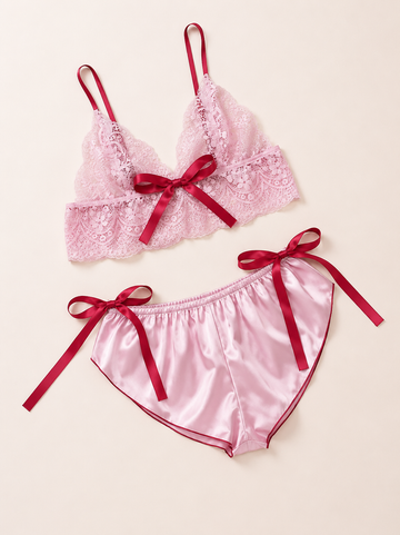 Seraphine Bow-Tie Bralette Set