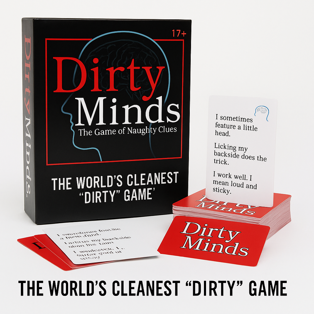 Dirty Minds – The Cleanest Naughty Card Game for Adults-Date Night Essentials-StylinArts