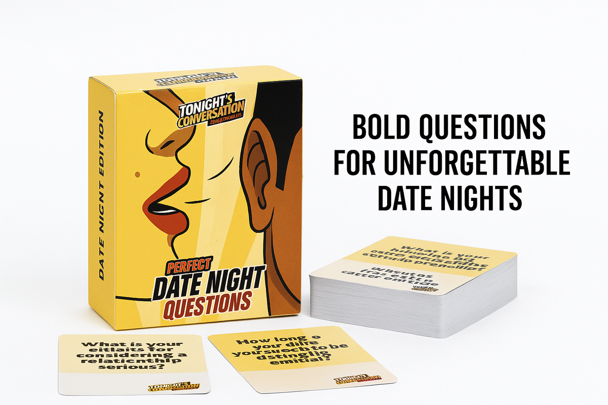 Perfect Date Night Questions – Tonight’s Conversation Game for Couples-Date Night Essentials-StylinArts