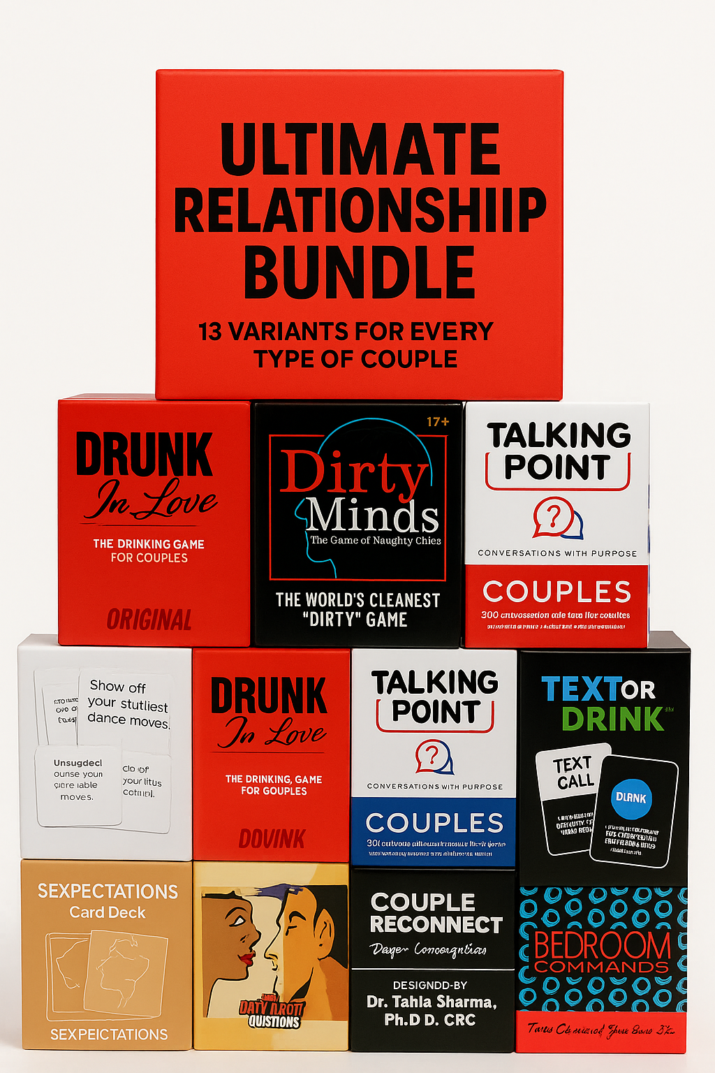 Ultimate Relationship Card Game Bundle – 13 Variants for Every Type of Couple-Flirty Fun & Games-StylinArts