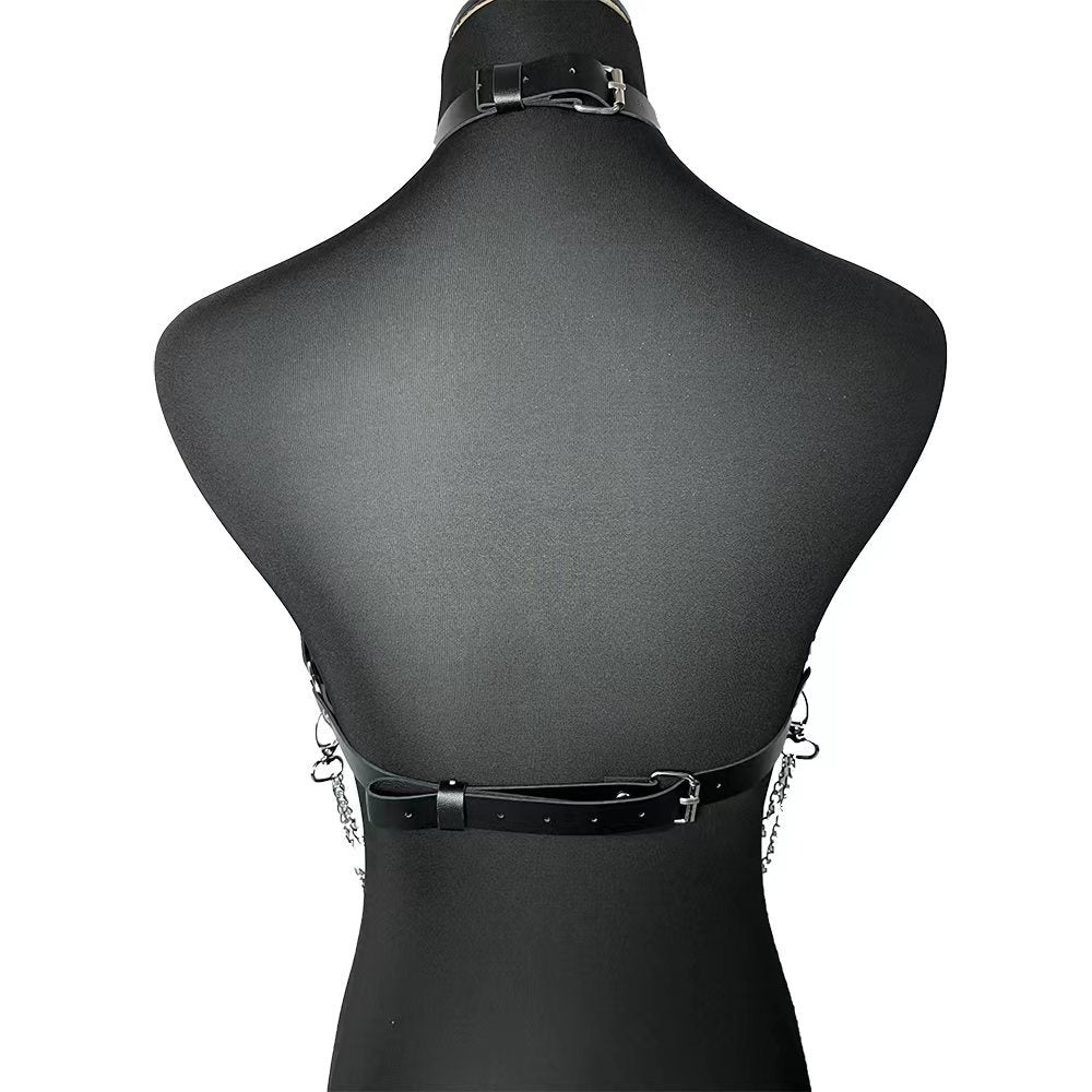 Enigmatic Leather Harness-Suspender Belts-StylinArts