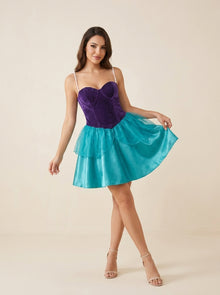Siren of the Sea Costume Mermaid – Princess Corset Dress & Tiara Set