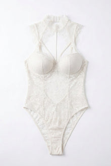 Aureline Lace High-Neck Bodysuit